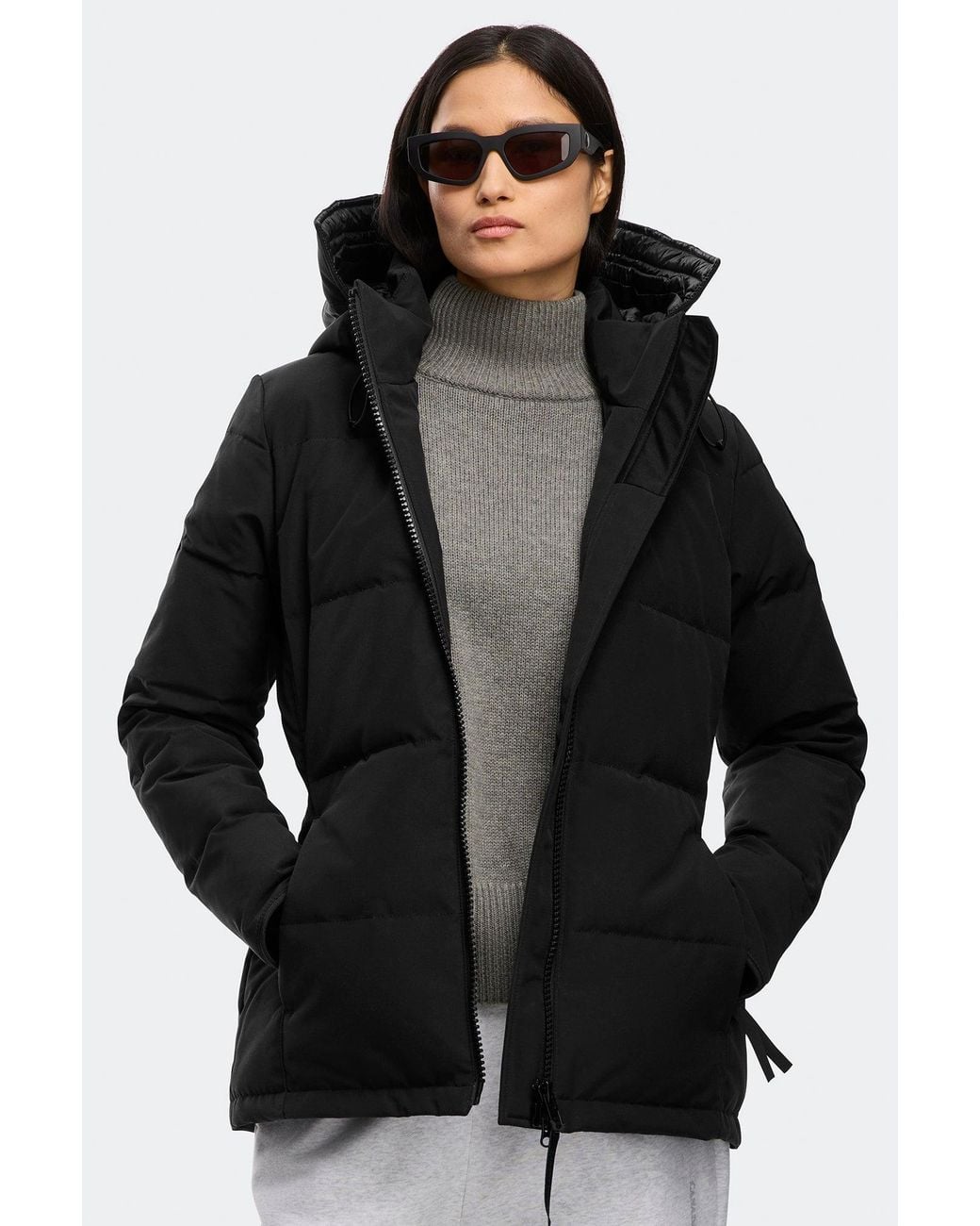 Canada Goose Black Chelsea Parka Disc
