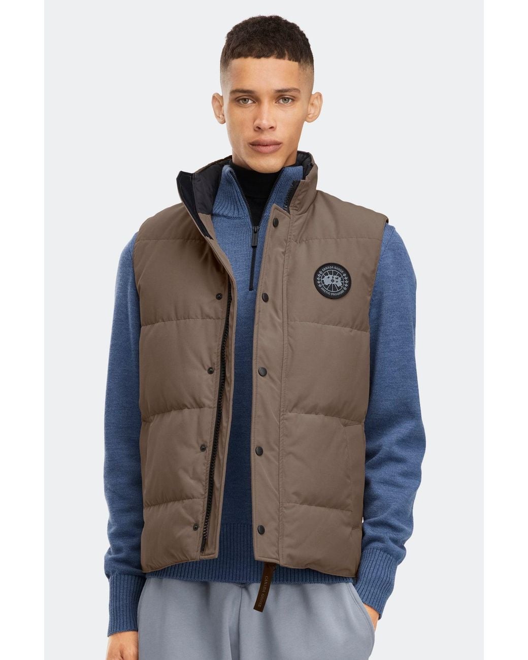 Canada Goose Blue Garson Vest Disc for men