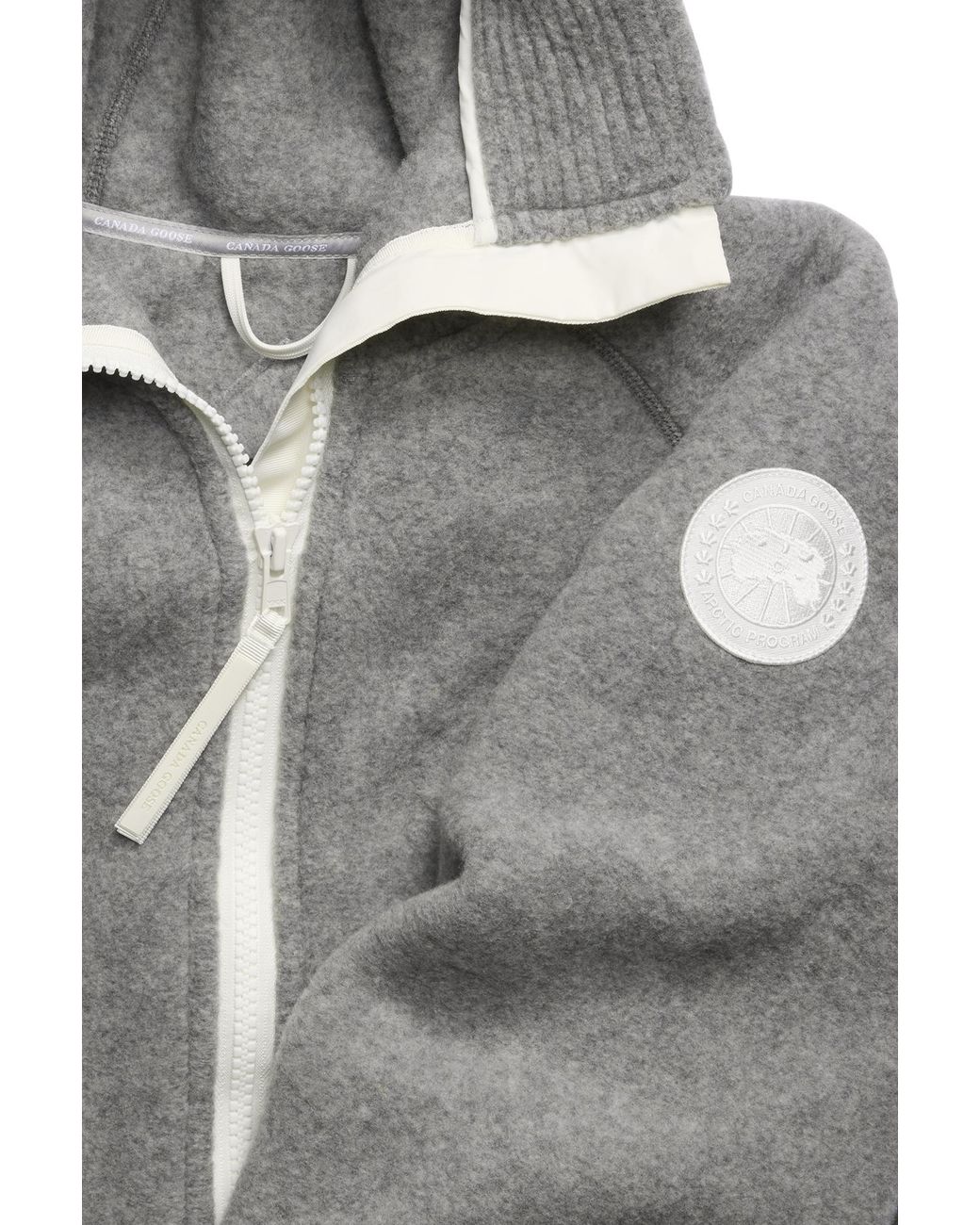 Canada Goose Gray Chilliwack Fleece Bomber Disc