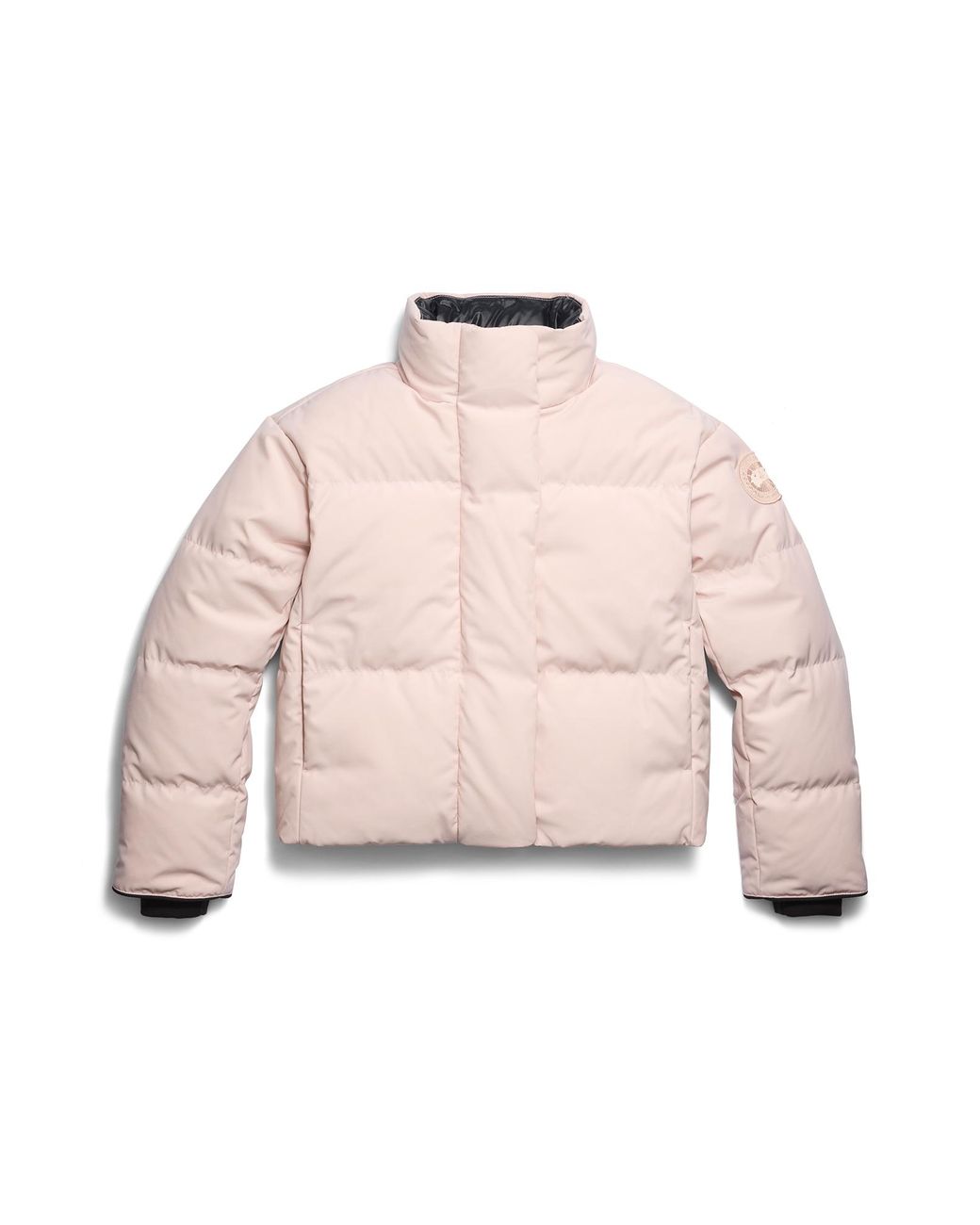 Canada Goose Pink Grandview Cropped Jacket Tonal Disc
