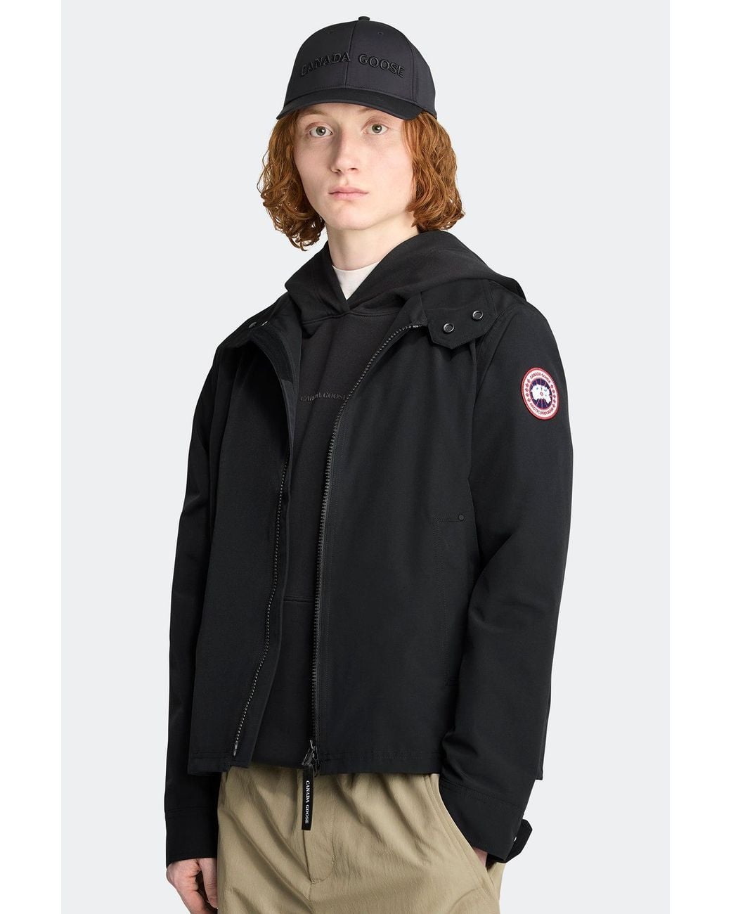 Canada Goose Black Rosedale Lightweight Jacket for men
