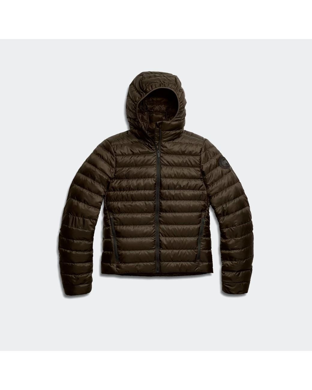 Canada Goose Brown Aethera Hoodie Tonal Disc