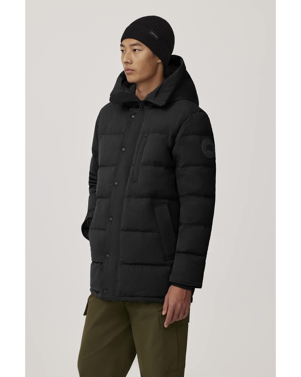 Canada Goose Carson Parka Crinkle Cotton in Black for Men Lyst