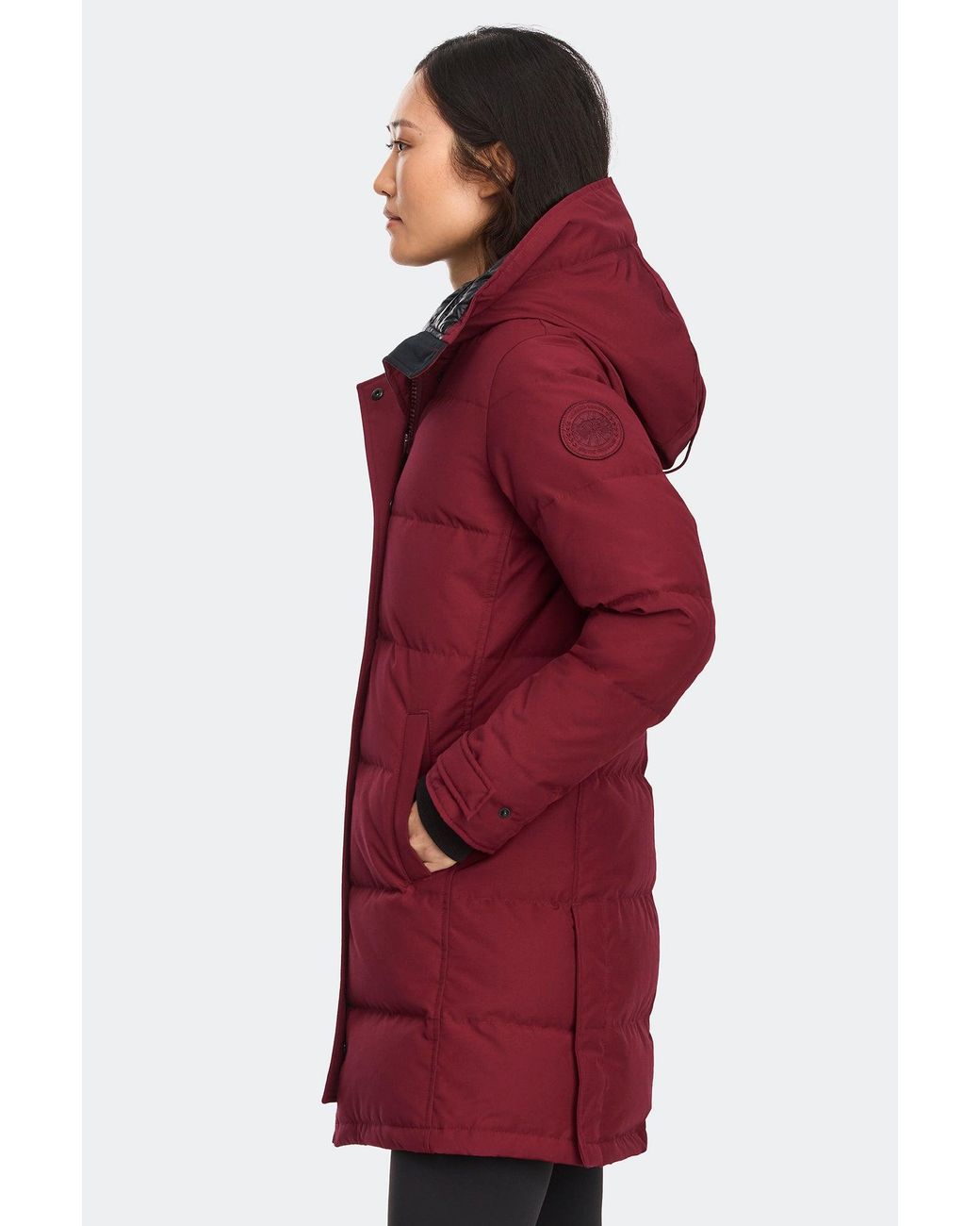 Canada Goose Red Shelburne Parka Tonal Disc