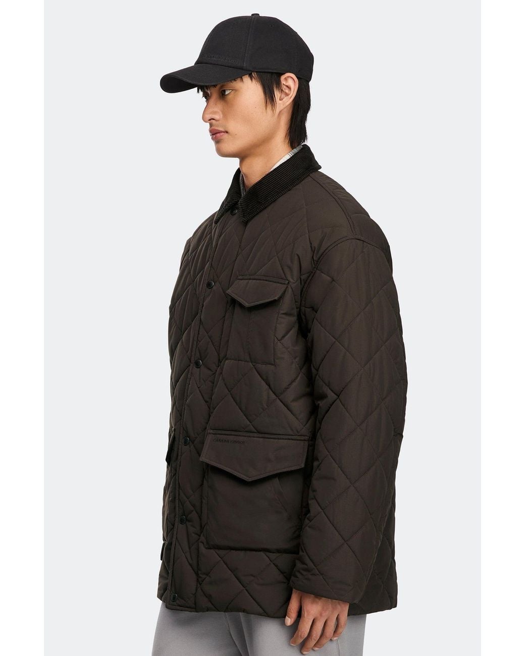 Canada Goose Black Terra Coat for men