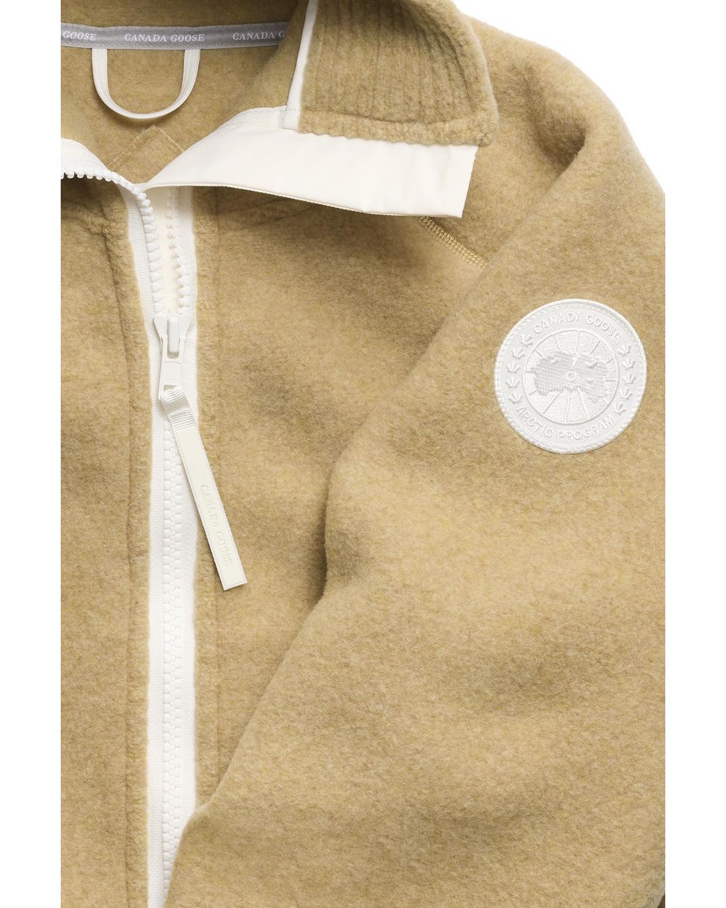 Canada Goose Natural Chilliwack Fleece Bomber Disc