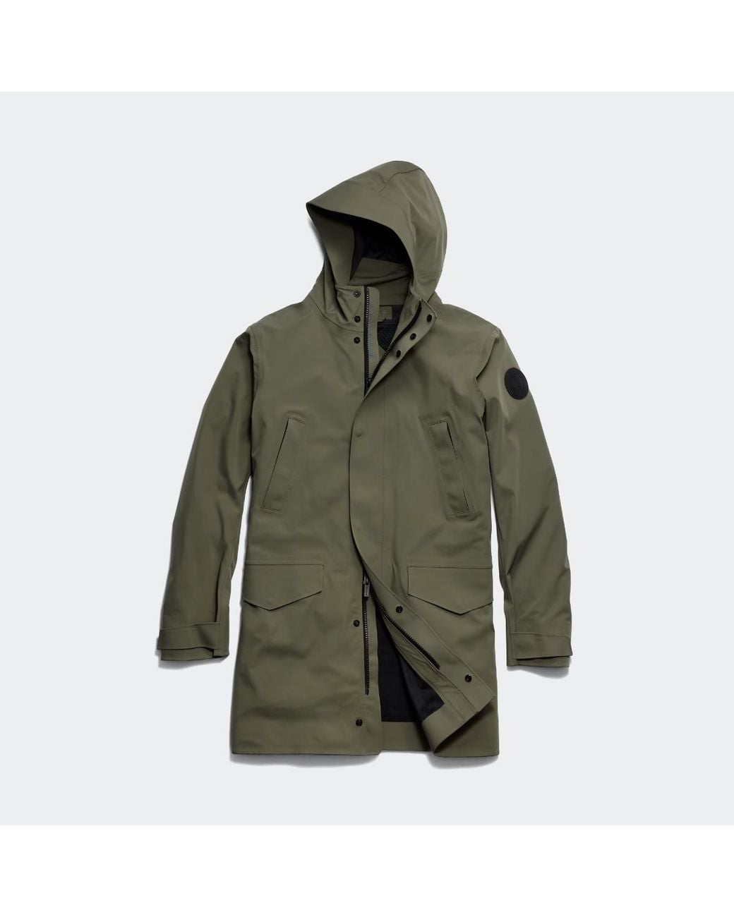 Canada Goose Green Barclay Rain Jacket for men