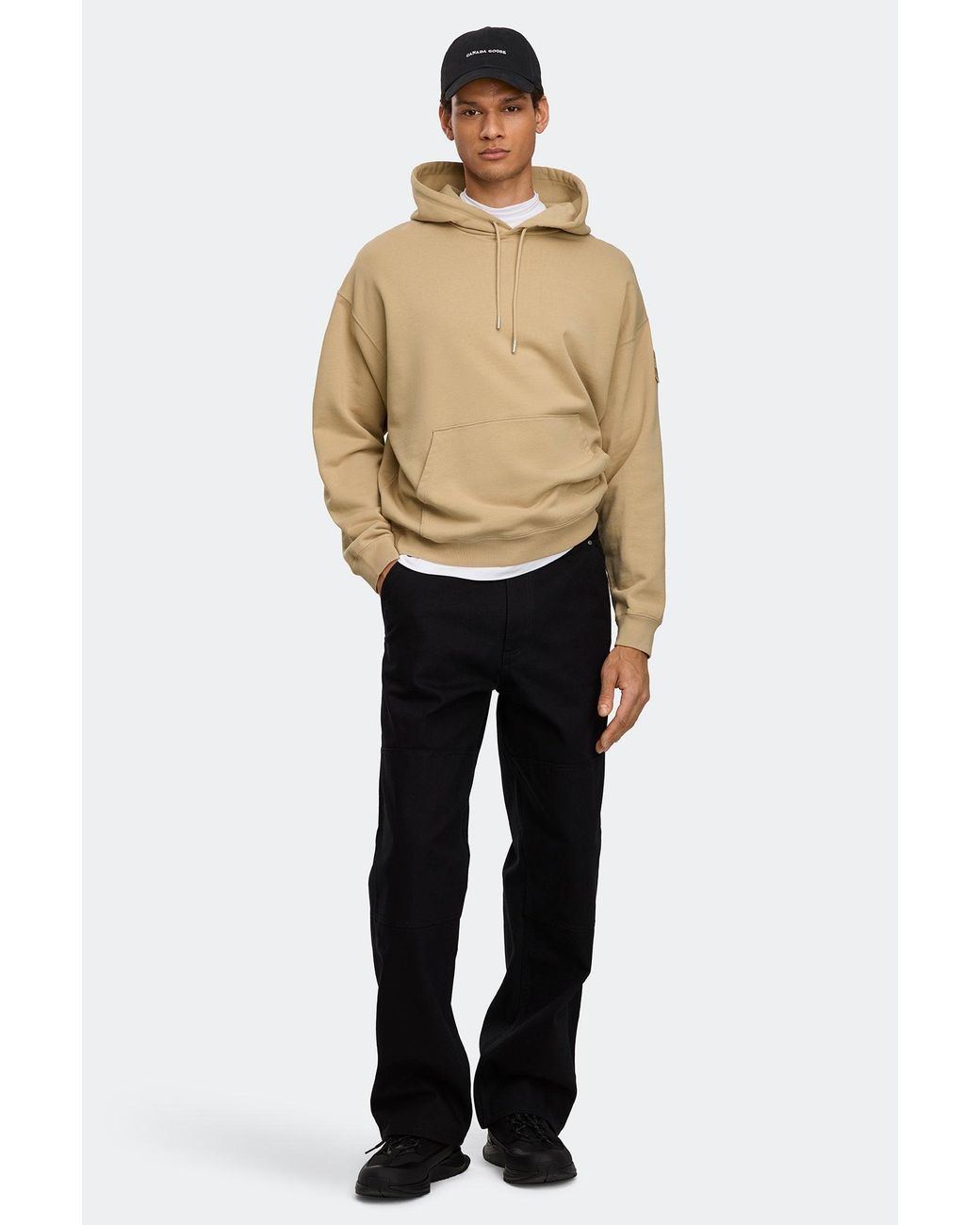 Canada Goose Natural Rove Hoodie Tonal Disc for men