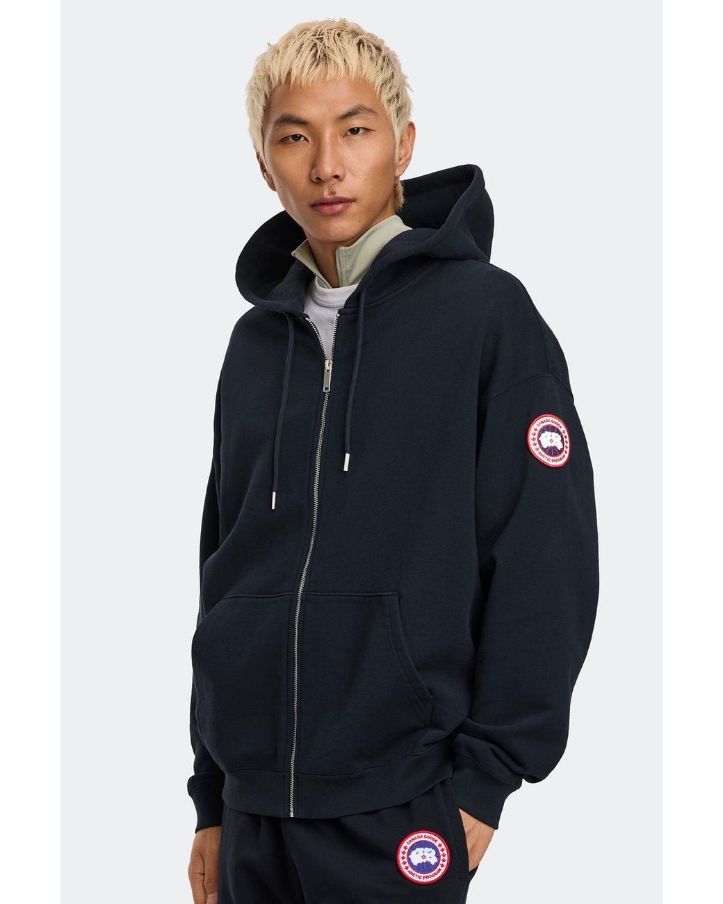 Canada Goose Blue Rove Full Zip Hoodie for men