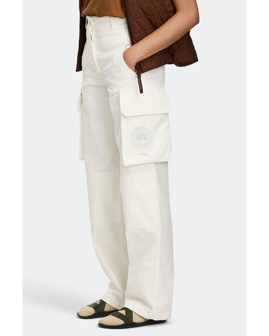 Canada Goose White Lighttrail Pant