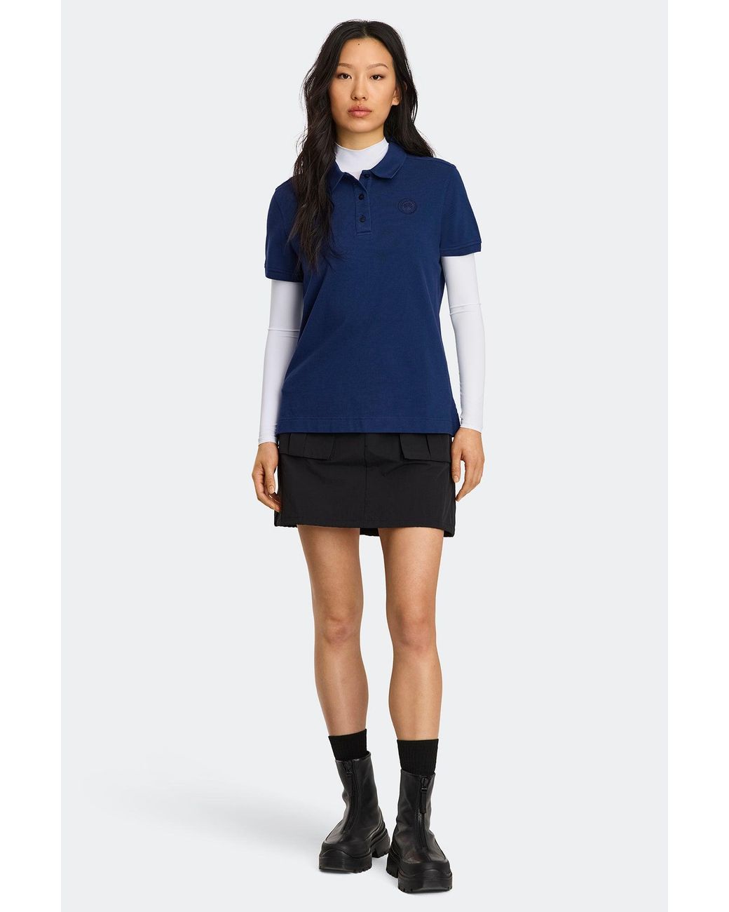 Canada Goose Blue Almira Polo