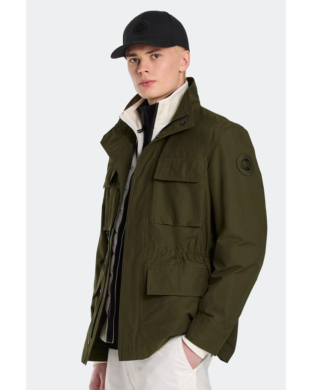 Canada Goose Black Harrison Lightweight Jacket for men
