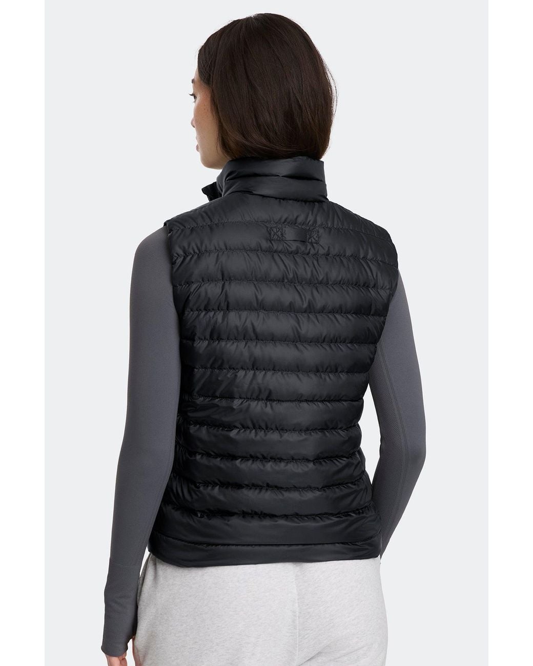 Canada Goose Black Aethera Vest Tonal Disc