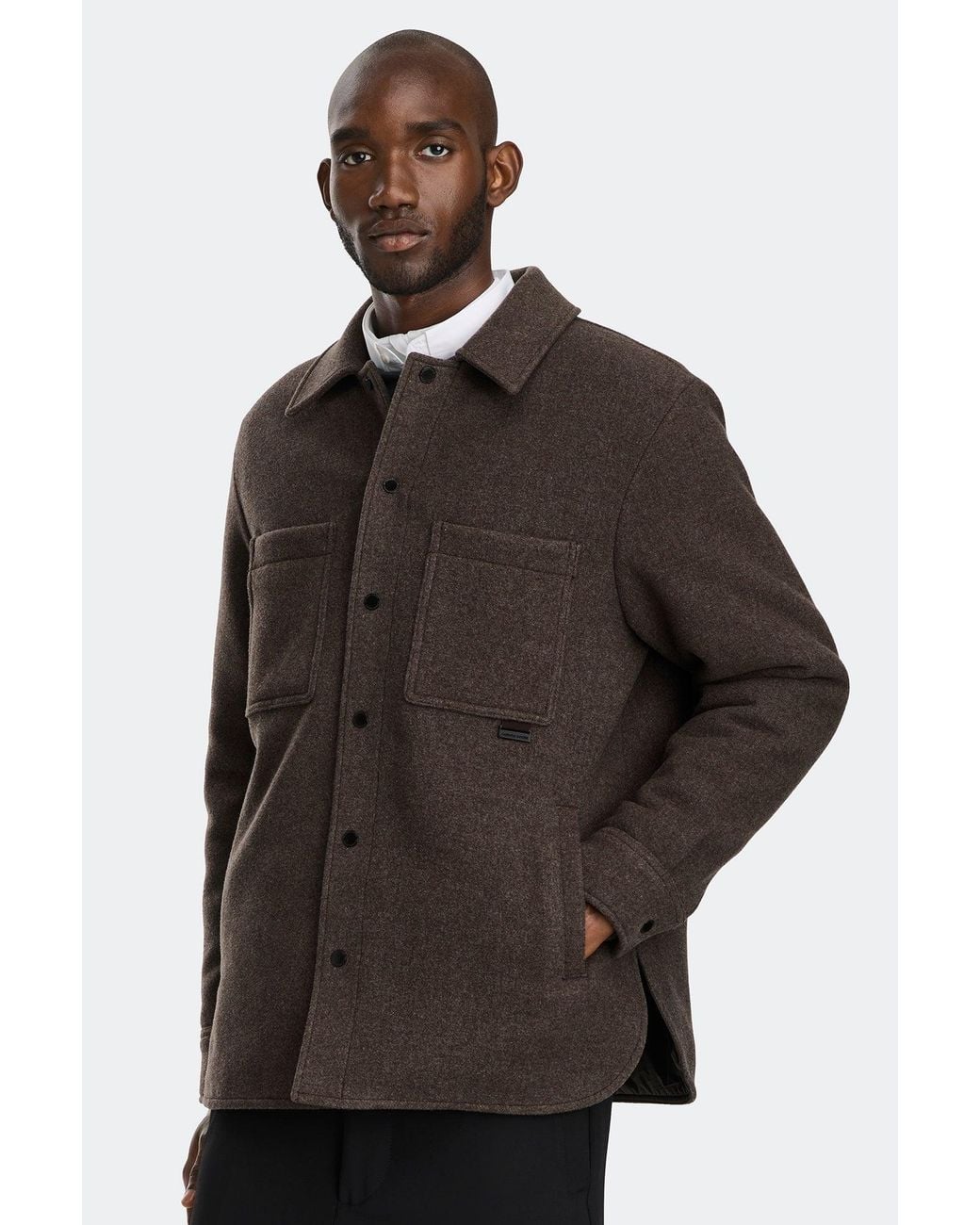 Canada Goose Black Atkinson Shirt Jacket for men