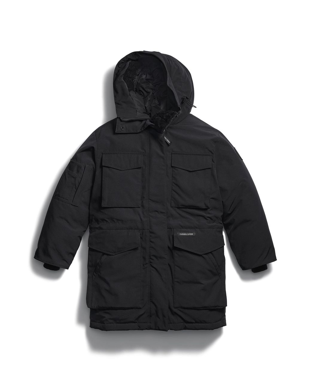 Canada Goose Black Erie Parka Tonal Disc