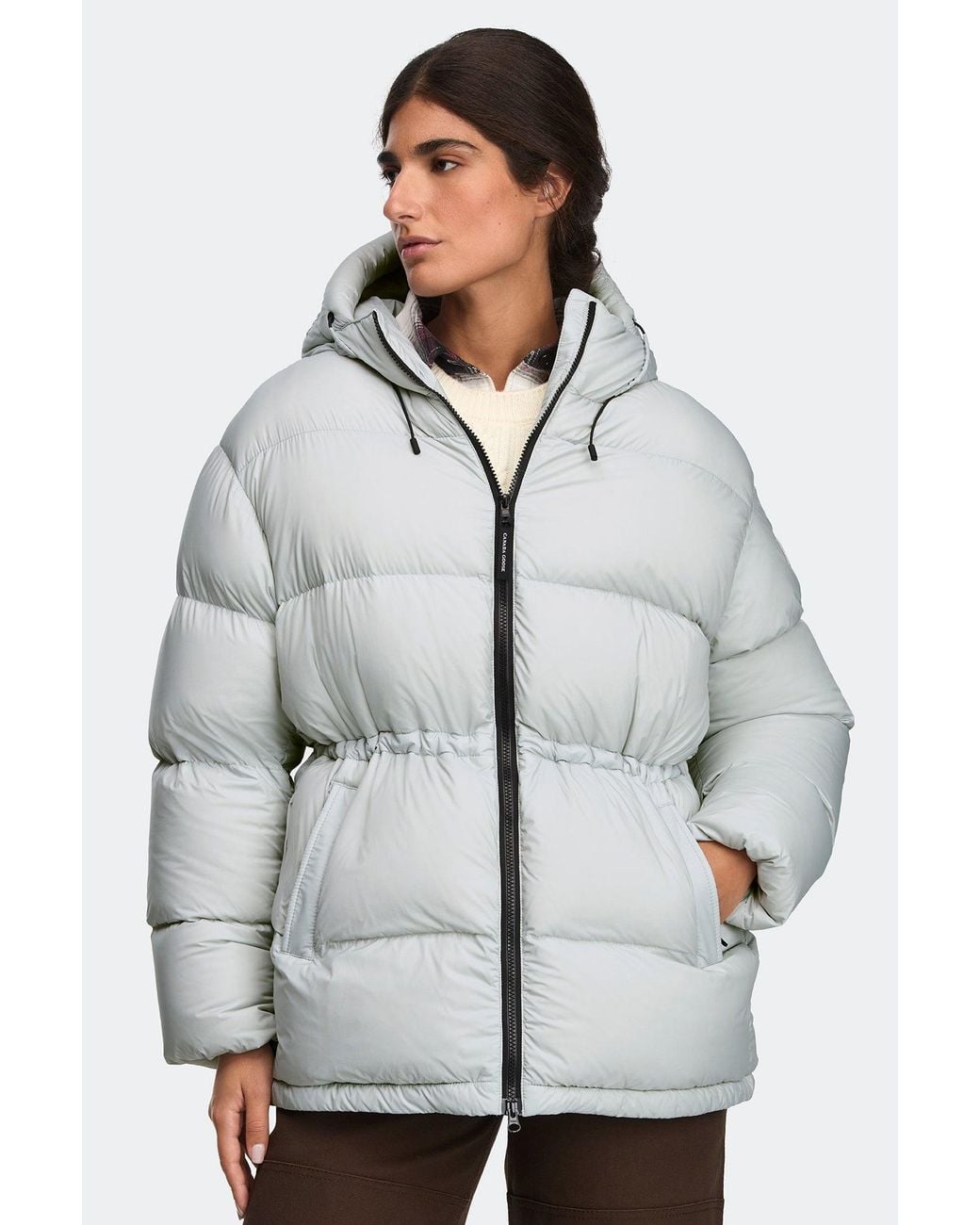 Canada Goose Gray Fallon Puffer Coat