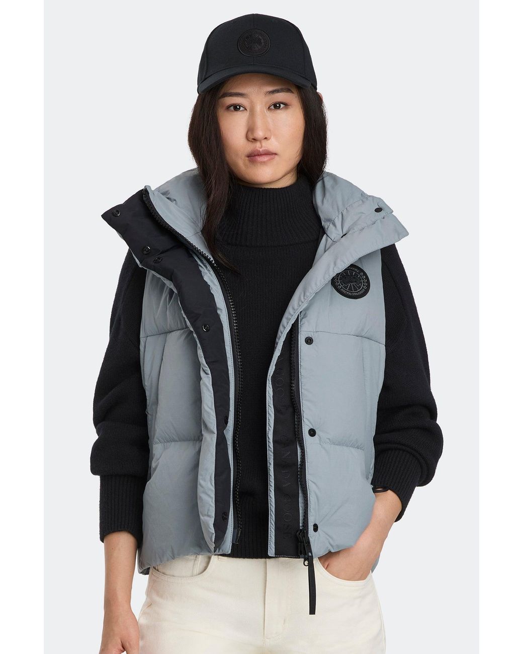 Canada Goose Black Junction Puffer Vest Disc