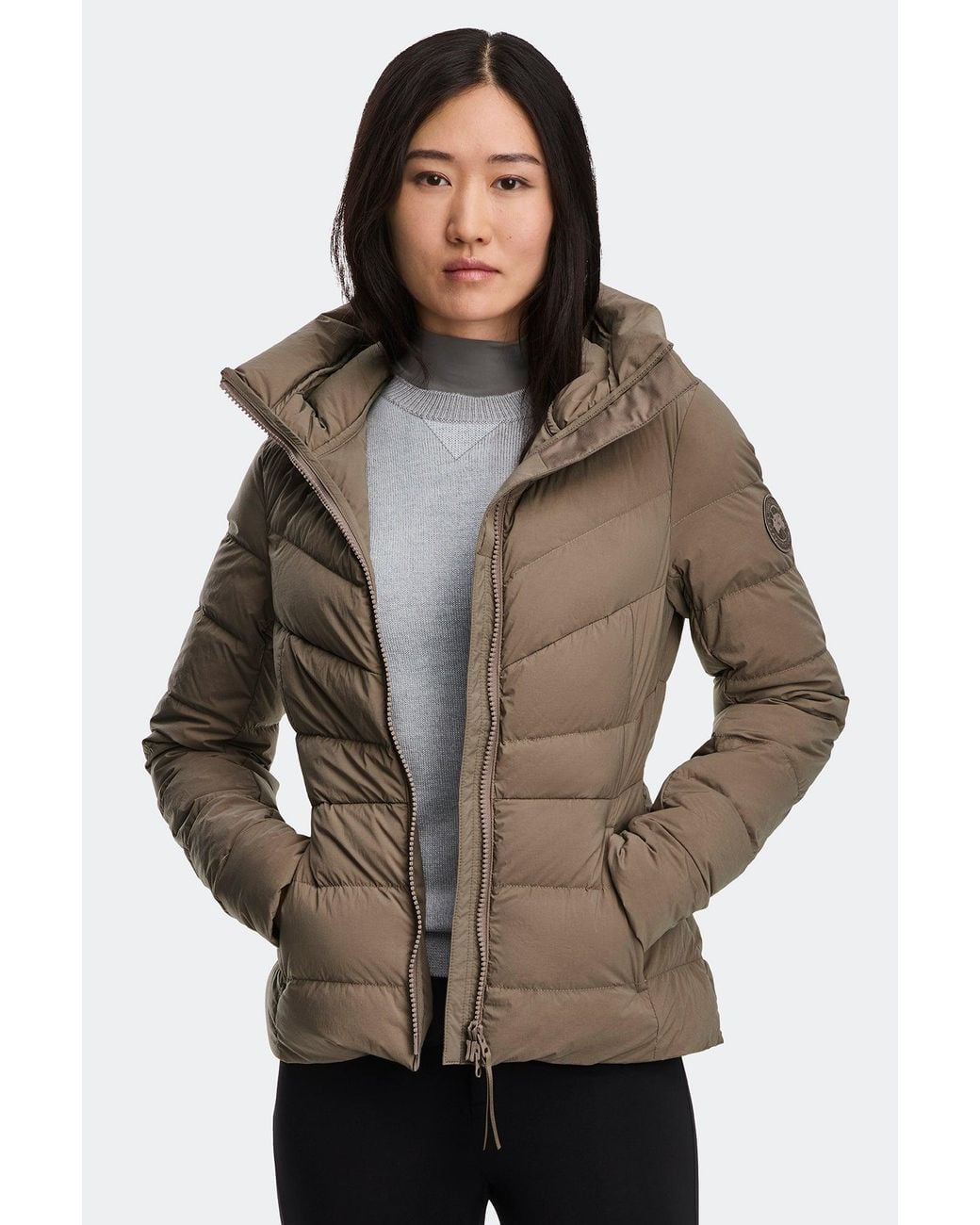 Canada Goose Brown Clair Jacket Tonal Disc