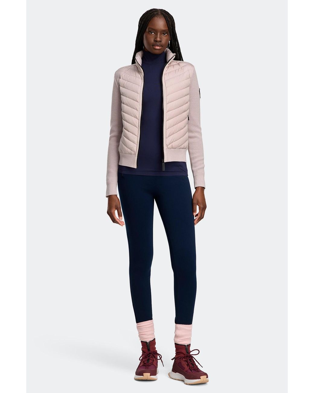Canada Goose Blue Hybridge Knit Jacket Disc