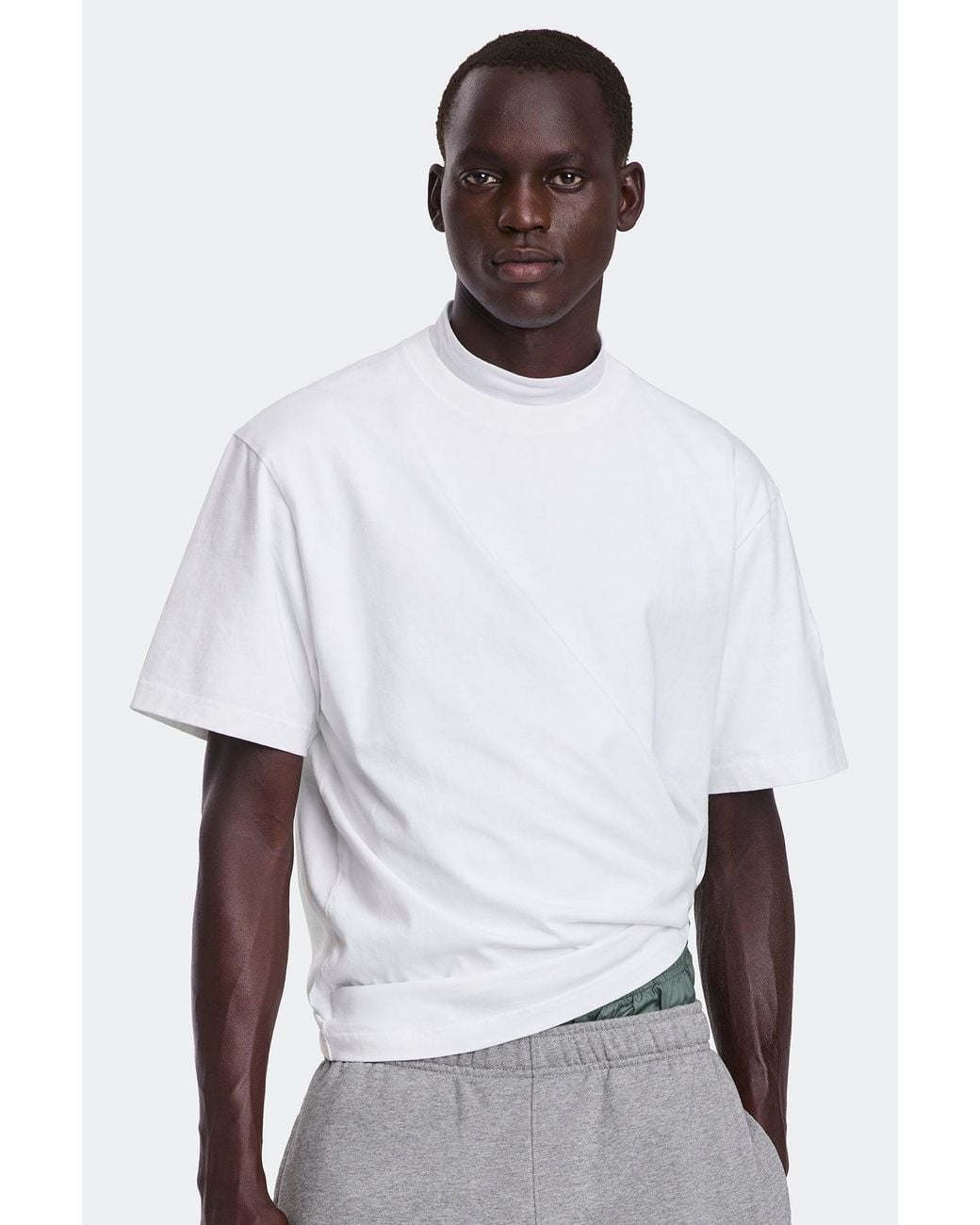 Canada Goose White Novo T-Shirt Tonal Disc for men
