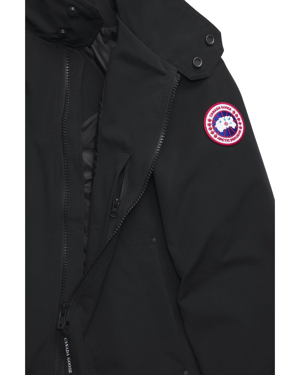 Canada Goose Black Rosedale Lightweight Jacket for men