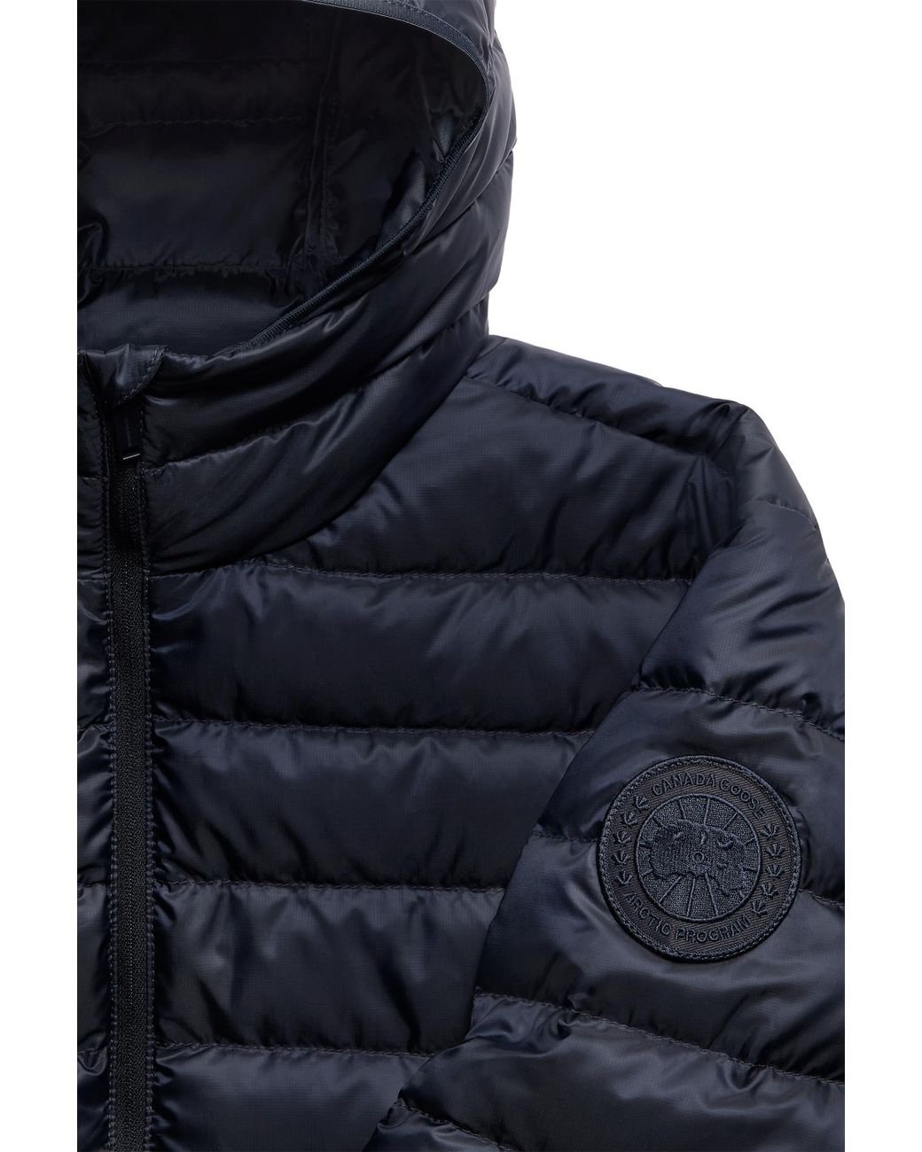 Canada Goose Blue Stratus Hoodie Tonal Disc for men