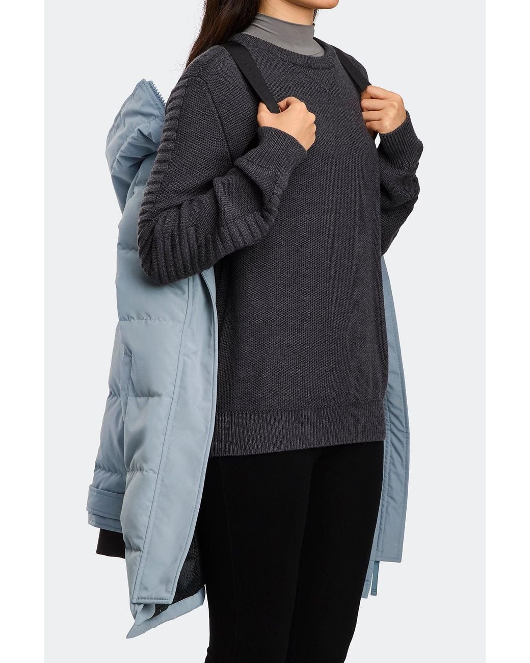 Canada Goose Blue Shelburne Parka Tonal Disc