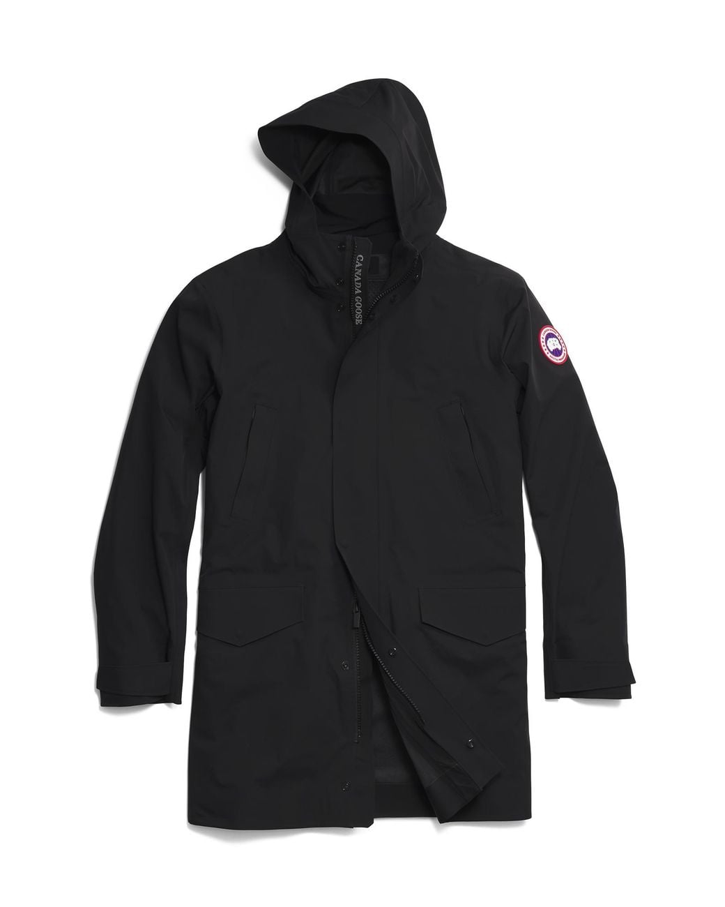 Canada Goose Black Barclay Rain Jacket for men