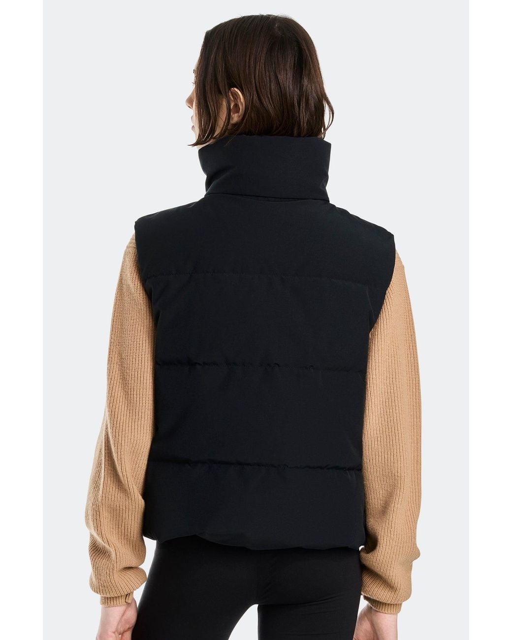 Canada Goose Black Grandview Cropped Vest Disc