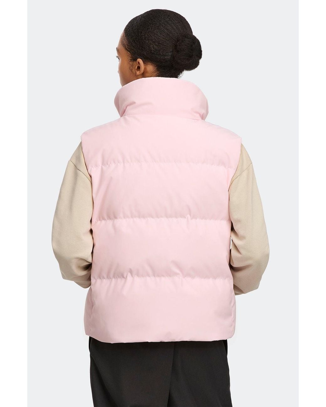 Canada Goose Pink Grandview Cropped Vest Tonal Disc