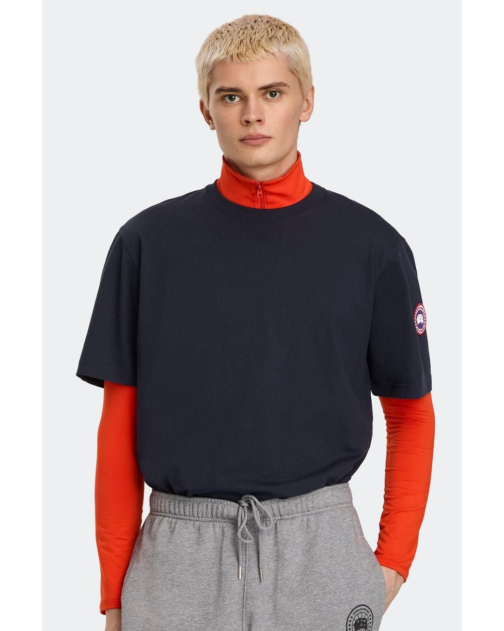 Canada Goose Blue Novo T-Shirt for men