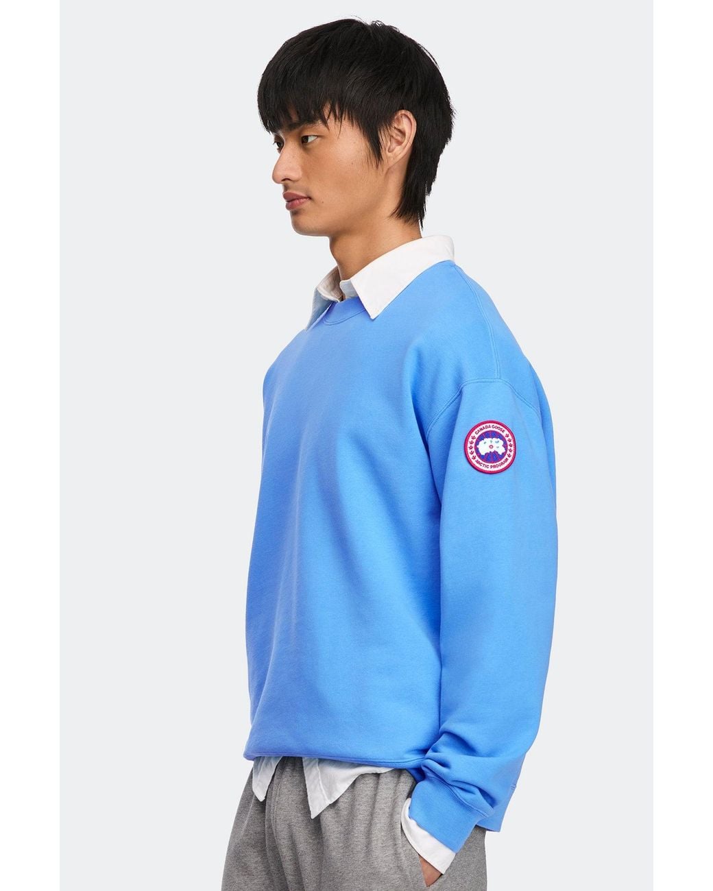 Canada Goose Blue Rove Relaxed Sweatshirt for men
