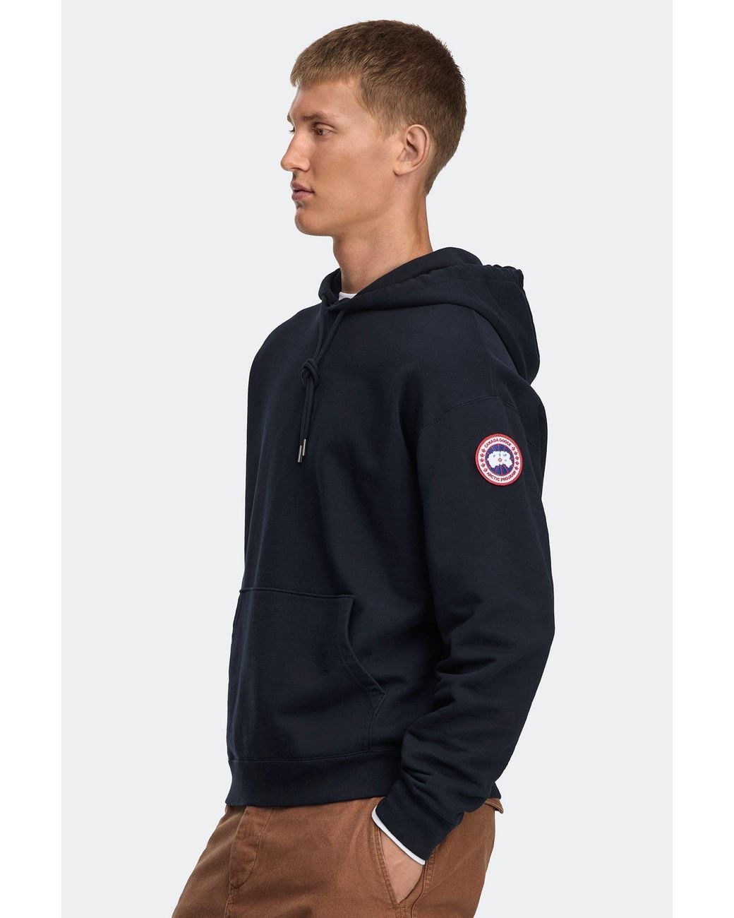 Canada Goose Blue Rove Relaxed Hoodie for men
