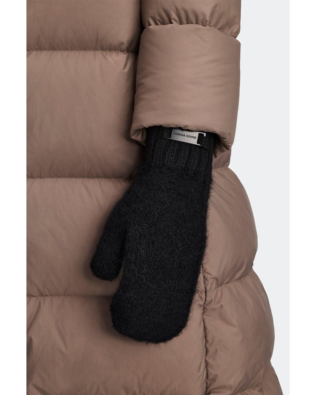 Canada Goose Black Alpaca Mitten