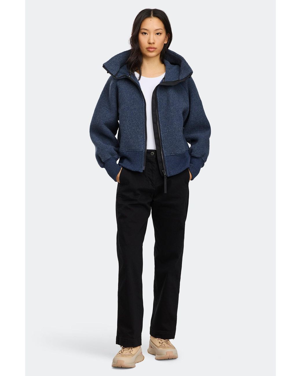 Canada Goose Blue Chilliwack Fleece Bomber Disc