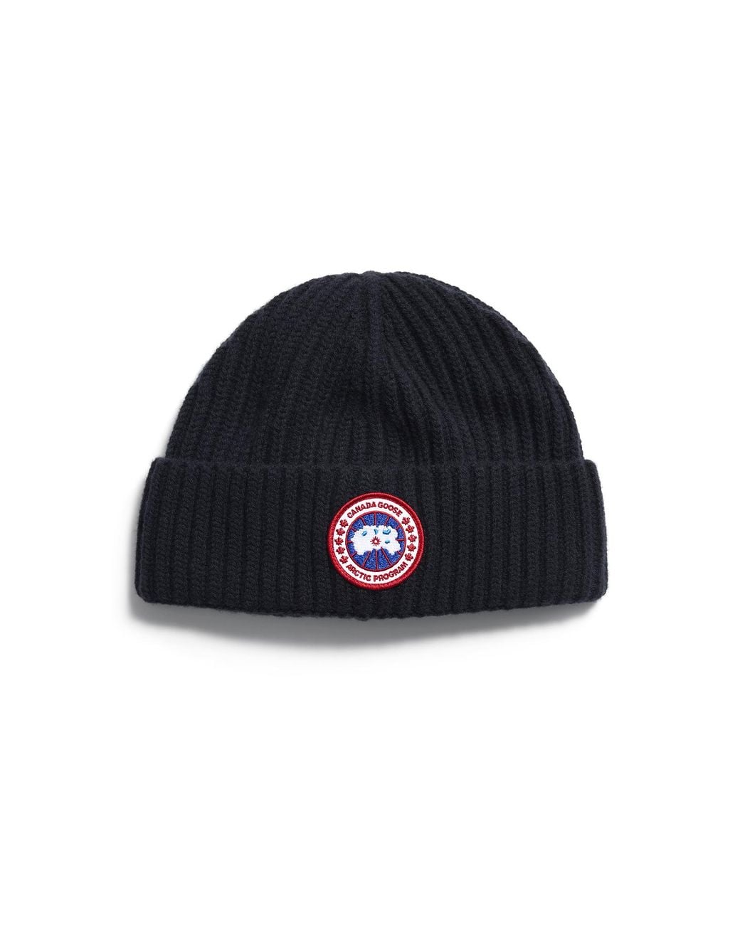 Canada Goose Black Cashmere Blend Rib Toque