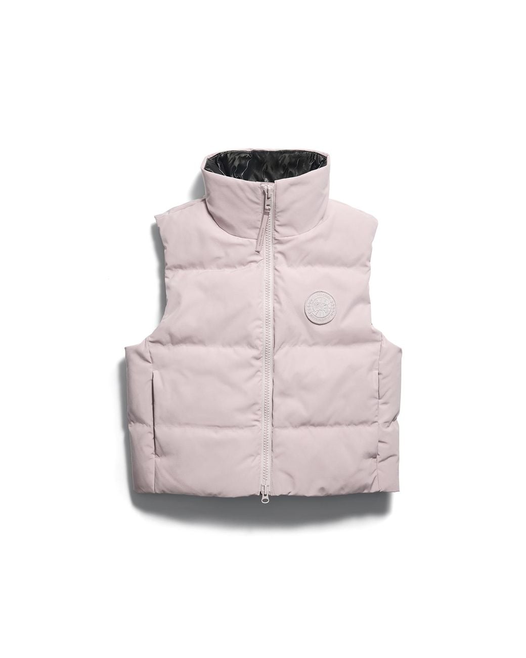 Canada Goose Multicolor Grandview Cropped Vest Tonal Disc