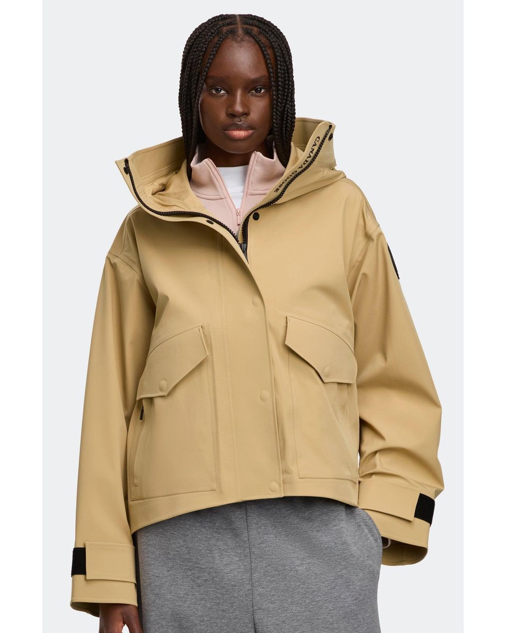 Canada Goose Natural Tofino Rain Jacket Disc