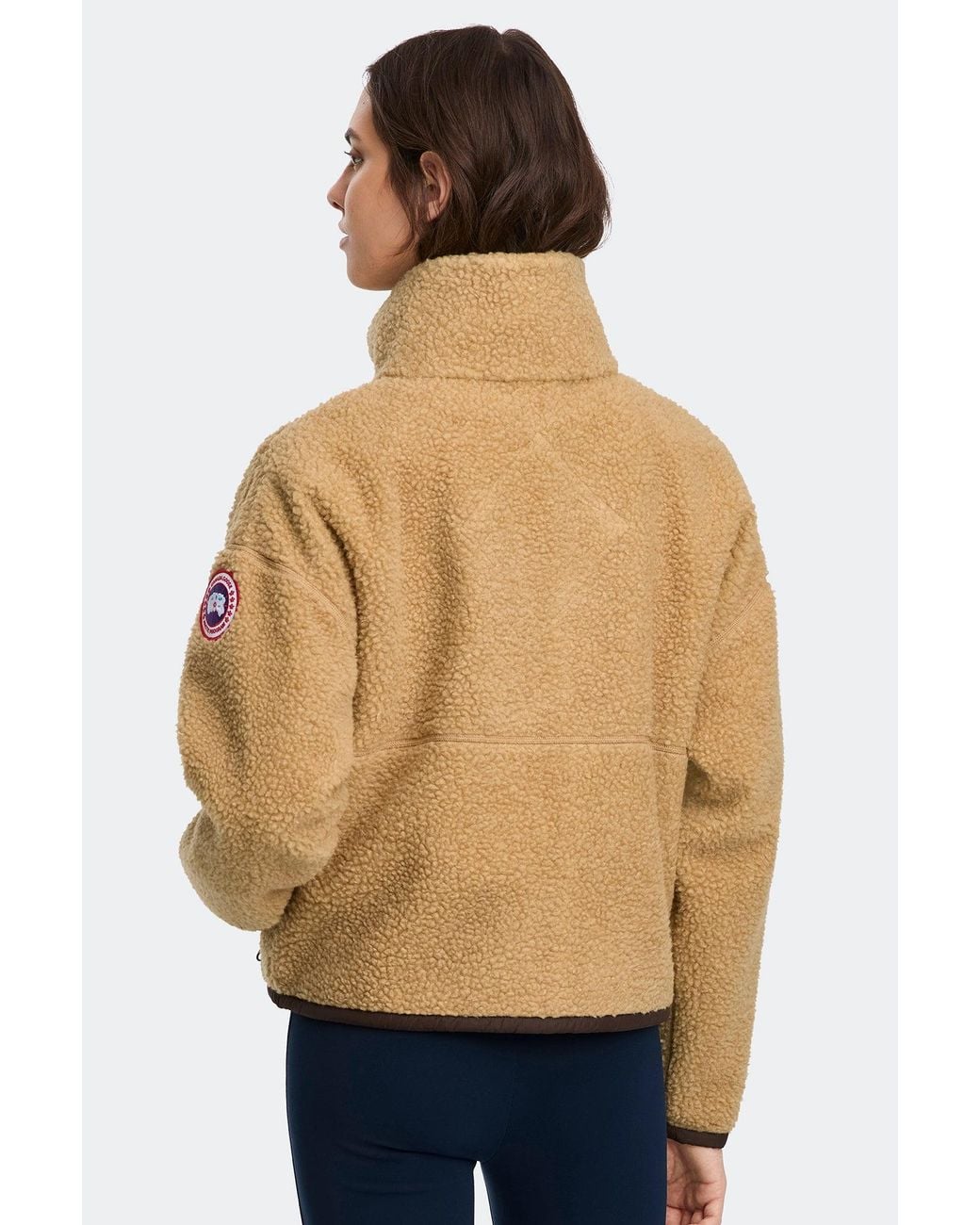 Canada Goose Blue Simcoe Zip Up Fleece Jacket