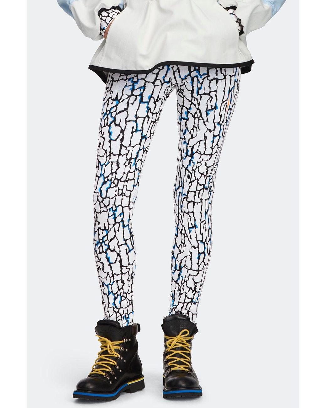 Canada Goose Blue Vesper Tree Bark Knit Legging