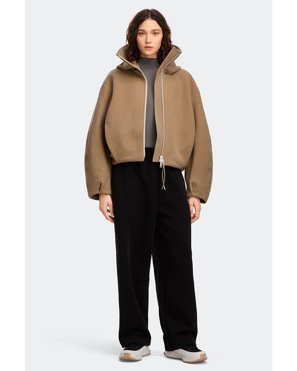 Canada Goose Brown Chilliwack Wool Bomber