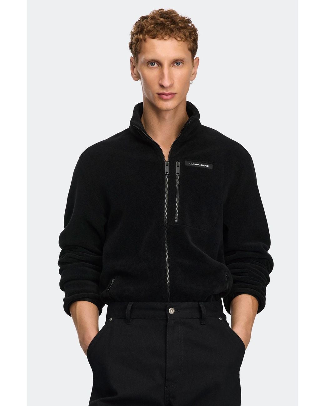 Canada Goose Black Loma Fleece Jacket for men