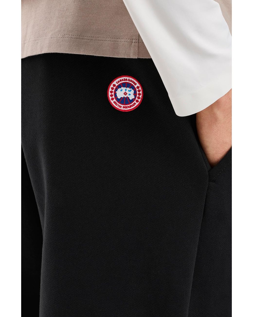 Canada Goose Black Tobermory Heavyweight Jogger for men