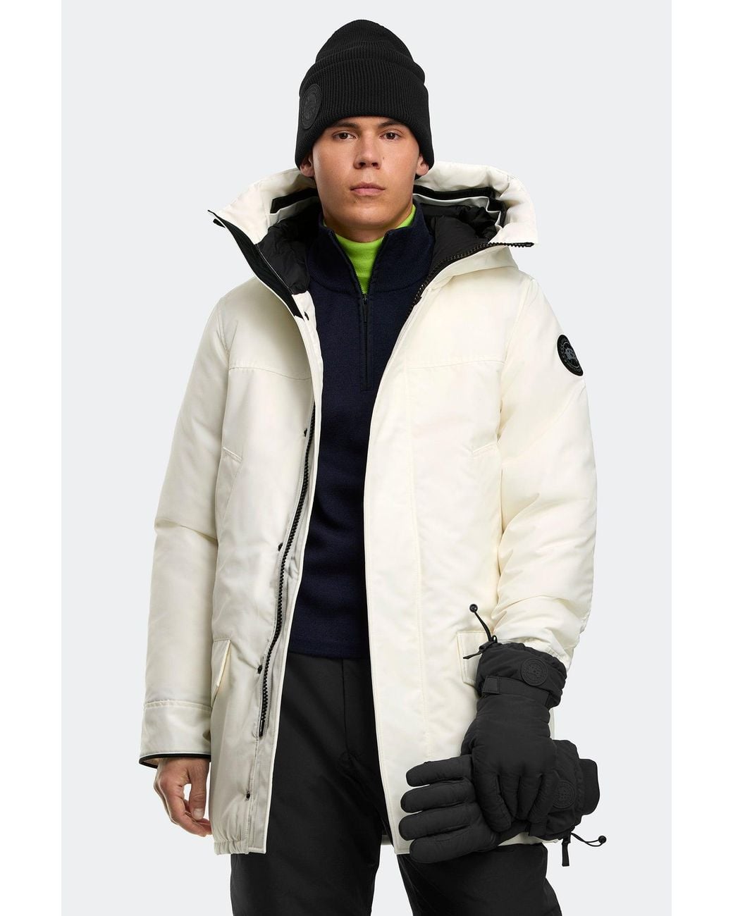 Canada Goose Black Langford Parka Disc for men