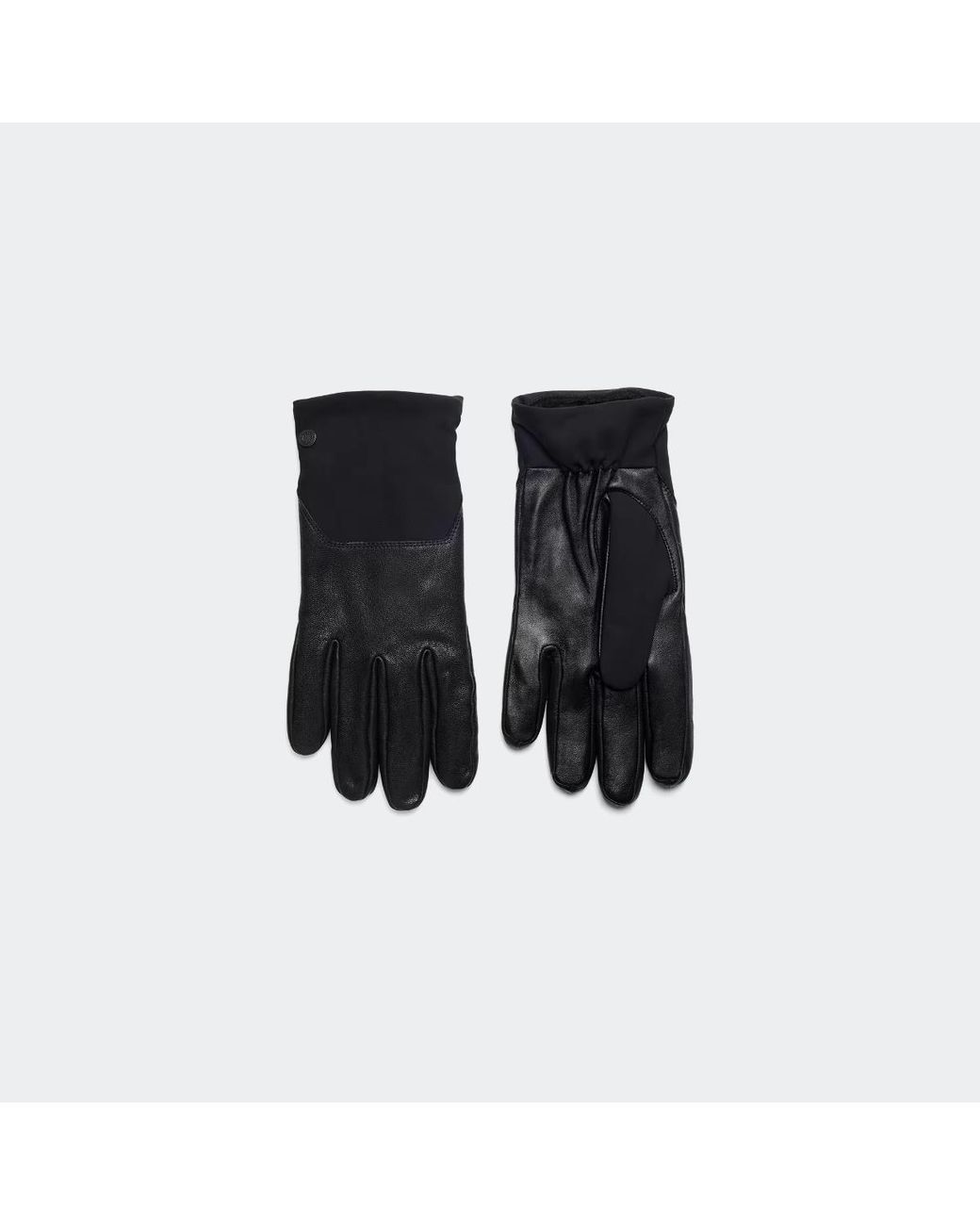 Canada Goose Black Mixed Media Glove for men