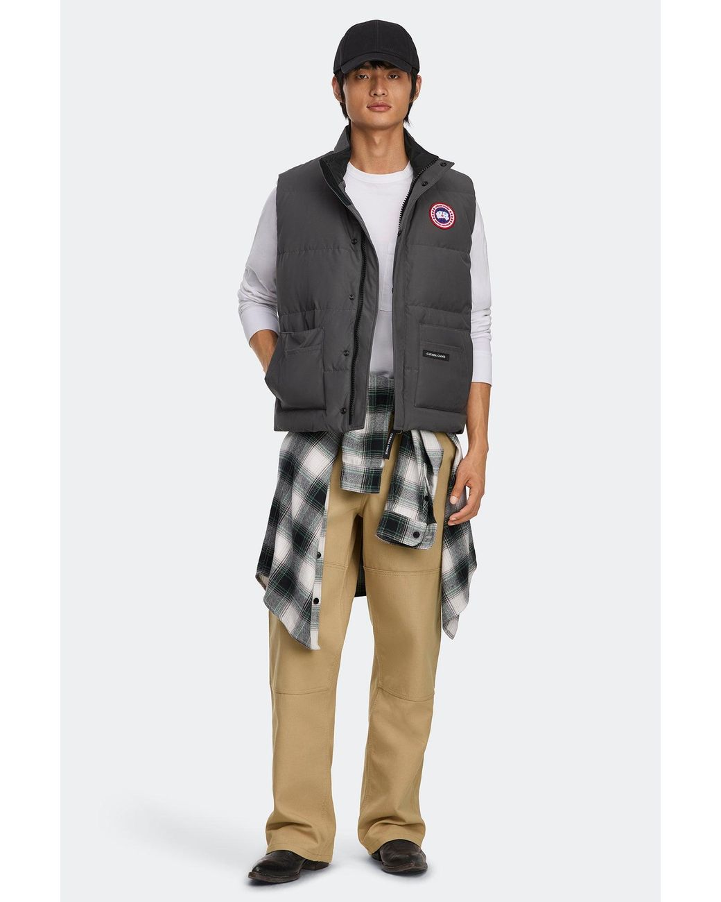 Canada Goose Gray Legacy Freestyle Vest for men