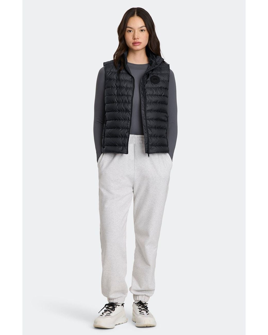 Canada Goose Black Aethera Vest Tonal Disc