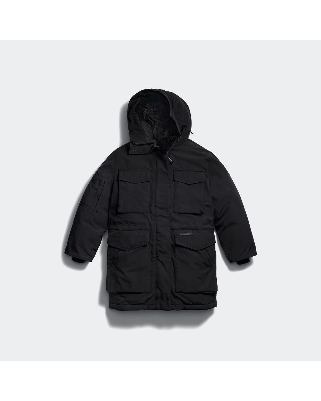 Canada Goose Black Erie Parka Tonal Disc