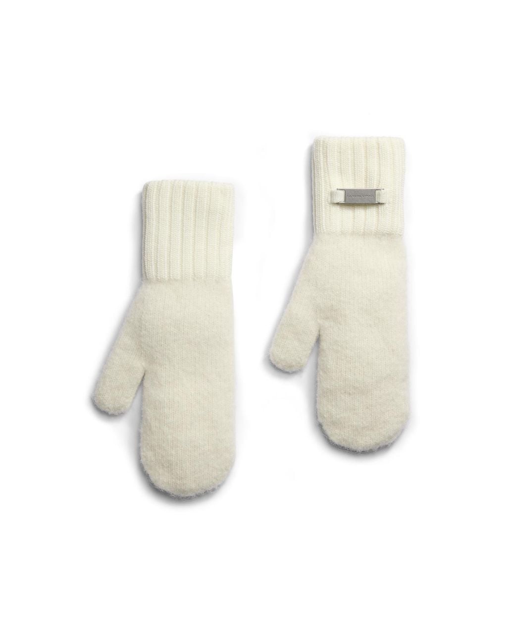 Canada Goose White Alpaca Mitten