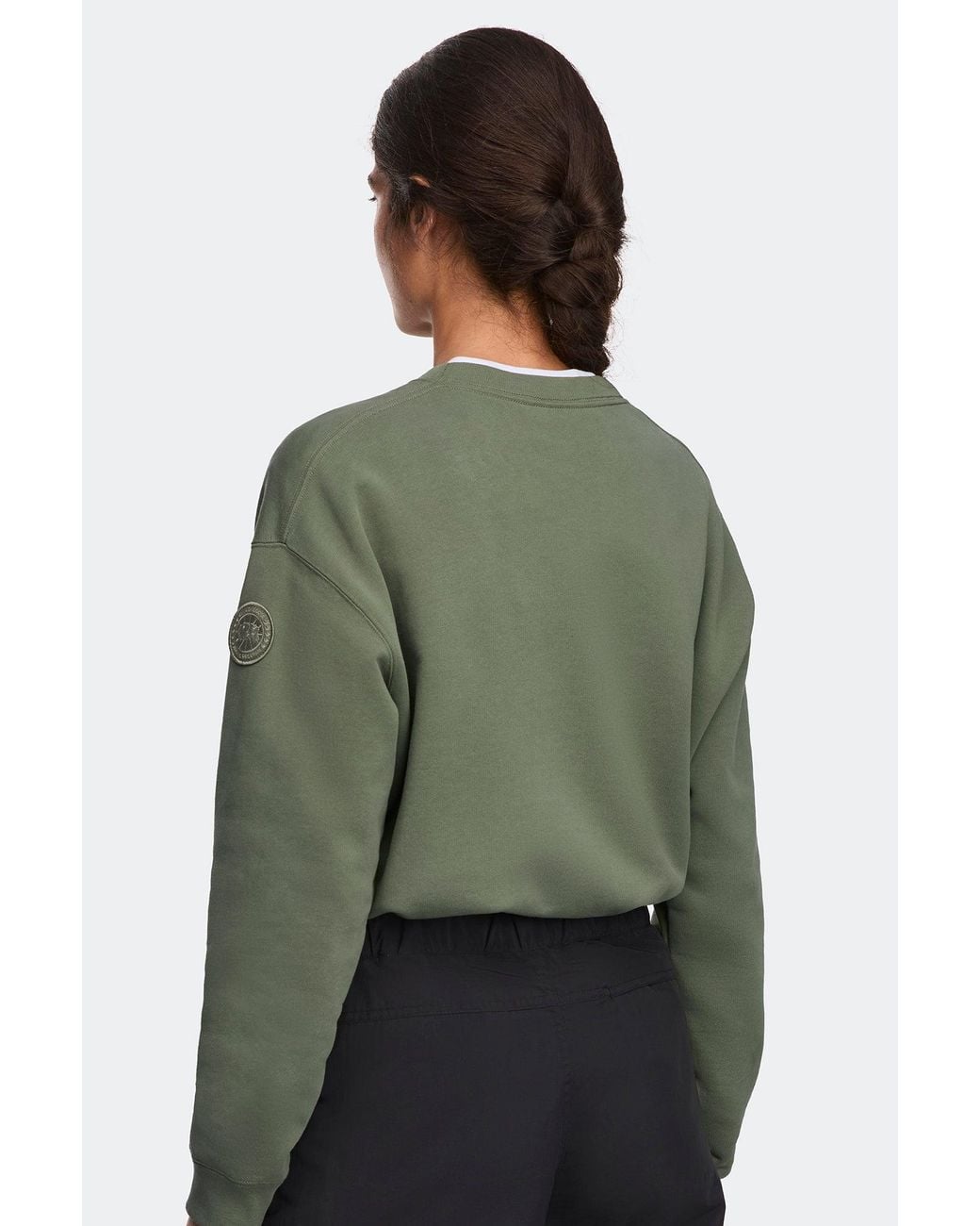 Canada Goose Green Wander Flower Sweatshirt